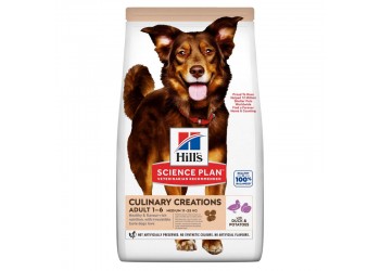 Hill's Science Plan CULINARY CREATION MEDIUM ADULT ALIMENTO PER CANI con ANATRA e PATATE kg 2,5